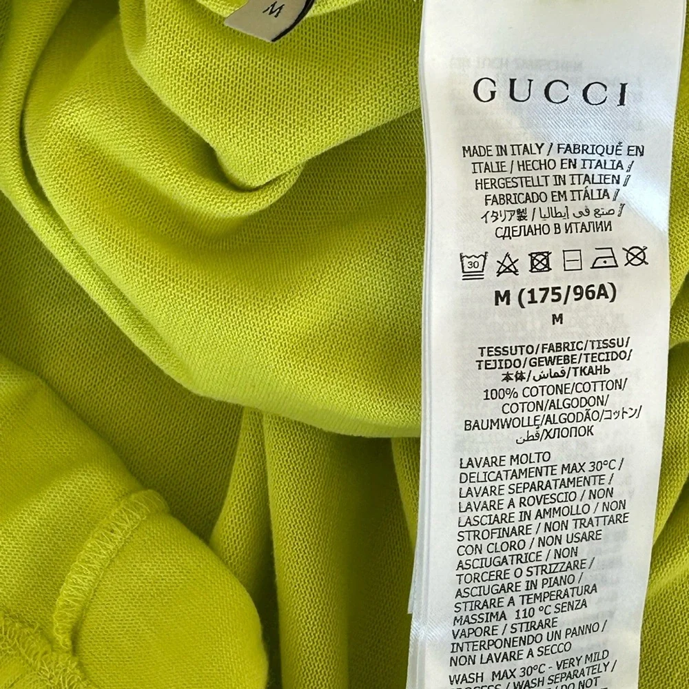 Gucci Vibrant Yellow Crewneck NWT